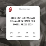 Instagram Shayari in Hindi